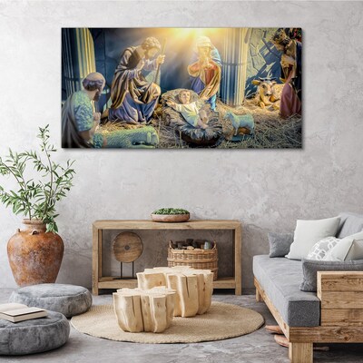 Vászonkép Jézus születésének jelenete