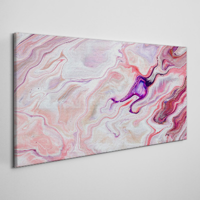 Vászonkép Az absztrakció rózsaszín hullámai
