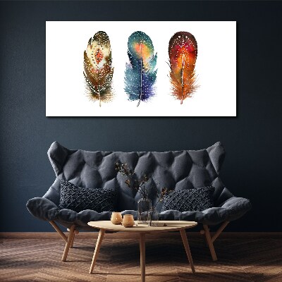 Vászonkép Színes tollak