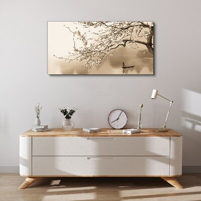 Vászonkép Szépia tónusú táj