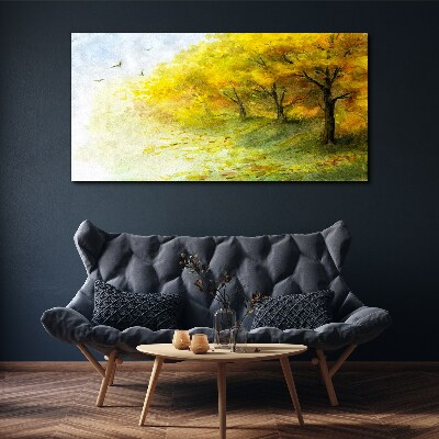 Vászonkép Arany ősz a parkban