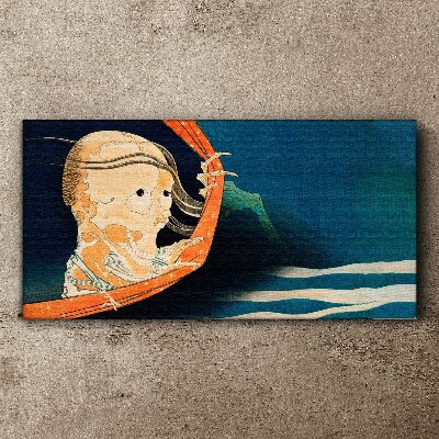 Vászonkép A víz és a szellem jelensége