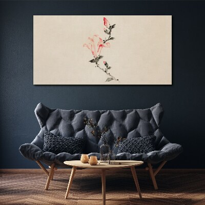 Vászonkép Virágos minimalizmus finom árnyalatokban