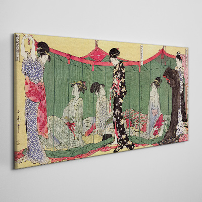 Vászonkép Jelenet a japán hétköznapokból