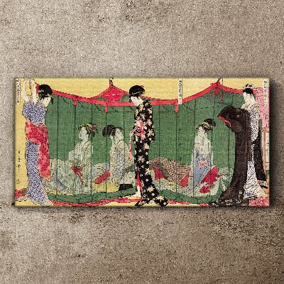 Vászonkép Jelenet a japán hétköznapokból