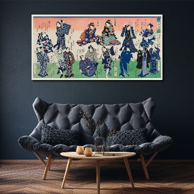 Vászonkép Hagyományos japán táncok