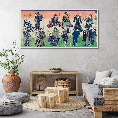 Vászonkép Hagyományos japán táncok
