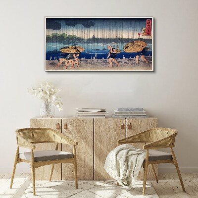 Vászonkép Hagyományos japán táj