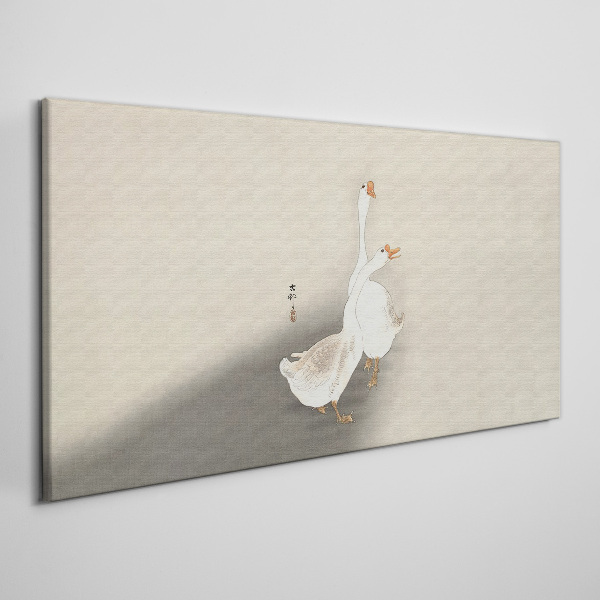 Vászonkép Liba minimalista alapon