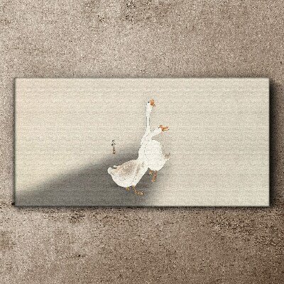 Vászonkép Liba minimalista alapon