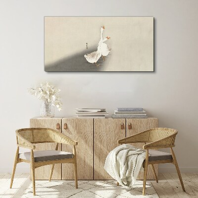 Vászonkép Liba minimalista alapon