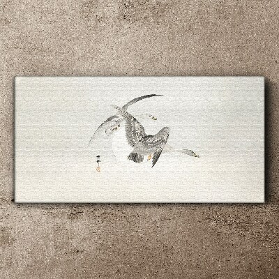 Vászonkép A vadlibák repülése