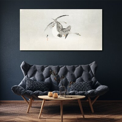 Vászonkép A vadlibák repülése