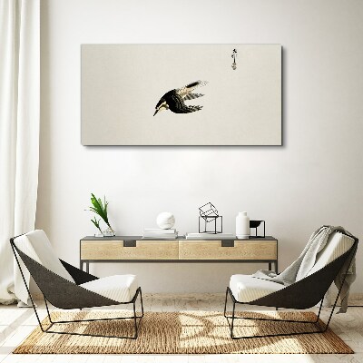 Vászonkép Madárrepülés csendben