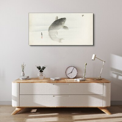 Vászonkép Koi állóvízben