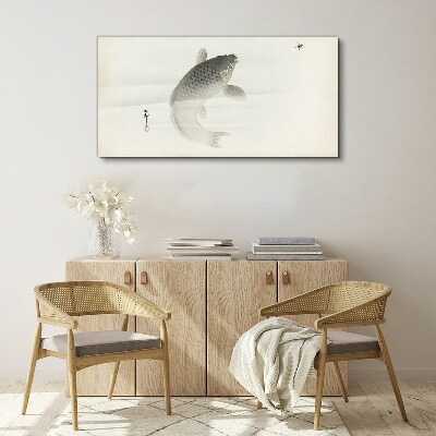 Vászonkép Koi állóvízben