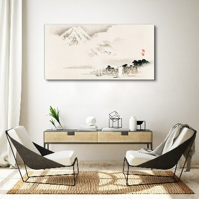 Vászonkép A hegyvidéki táj békéje