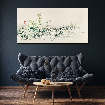 Vászonkép A természet békéje finom színekben