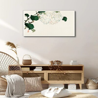 Vászonkép Virágkötészeti levelekkel