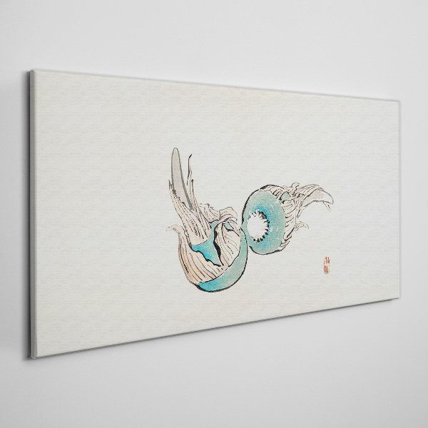 Vászonkép Japán hal illusztráció