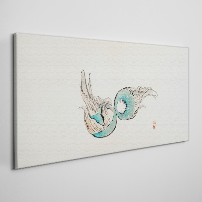Vászonkép Japán hal illusztráció