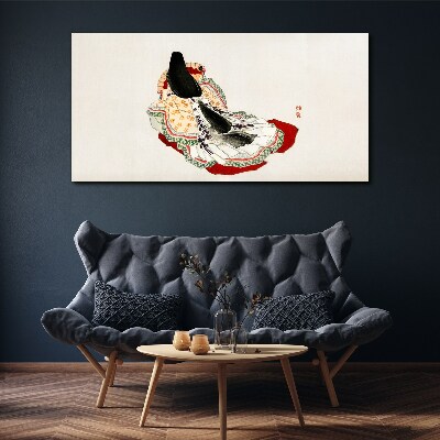 Vászonkép Virágos szépség hagyományos stílusban