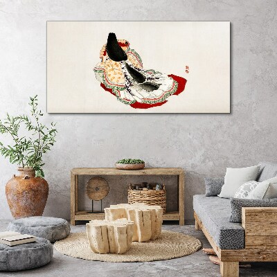 Vászonkép Virágos szépség hagyományos stílusban