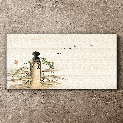 Vászonkép Békesség a madarak között