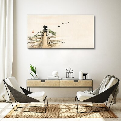 Vászonkép Békesség a madarak között