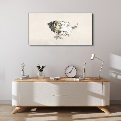 Vászonkép Tengeri csillag kagyló