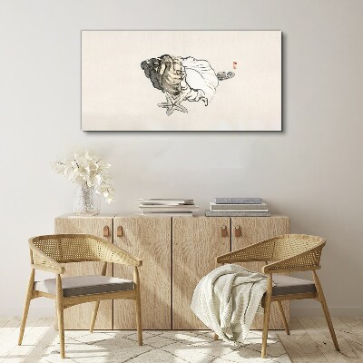 Vászonkép Tengeri csillag kagyló