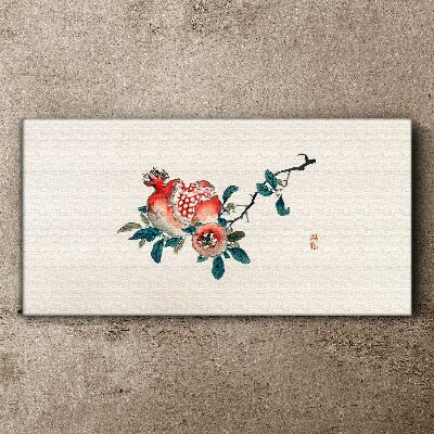 Vászonkép Virágkompozíció gránátalmával