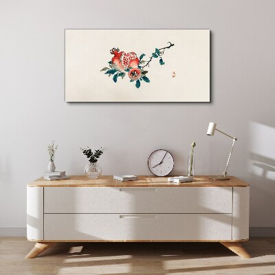 Vászonkép Virágkompozíció gránátalmával