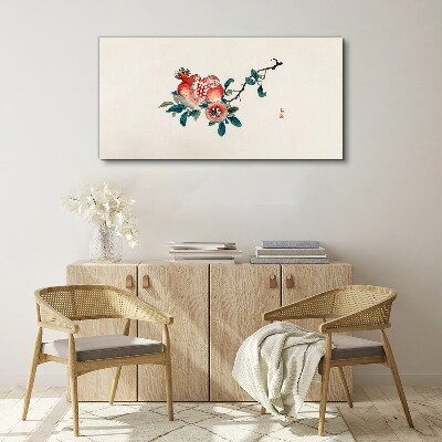 Vászonkép Virágkompozíció gránátalmával