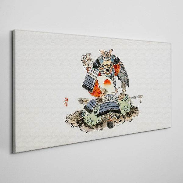 Vászonkép Szamuráj népviseletben