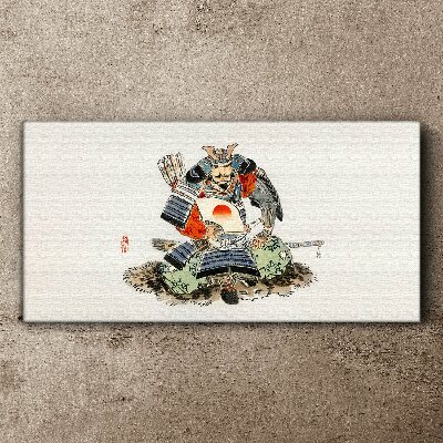 Vászonkép Szamuráj népviseletben