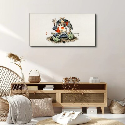 Vászonkép Szamuráj népviseletben