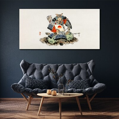 Vászonkép Szamuráj népviseletben