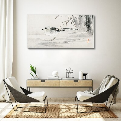 Vászonkép Szárnyas béke a víz felett