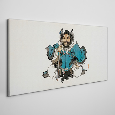 Vászonkép Mester kék köntösben