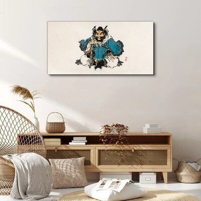 Vászonkép Mester kék köntösben