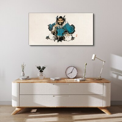 Vászonkép Mester kék köntösben