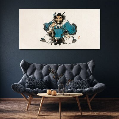 Vászonkép Mester kék köntösben