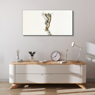 Vászonkép Bagoly egy ágon