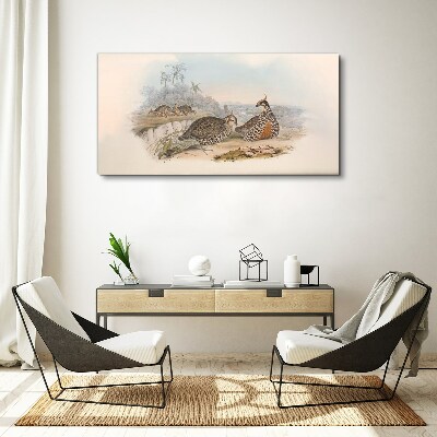 Vászonkép Kacsák trópusi környezetben