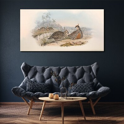 Vászonkép Kacsák trópusi környezetben