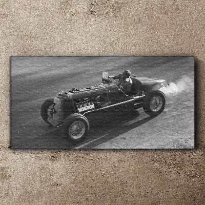 Vászonkép Racing klasszikus akcióban