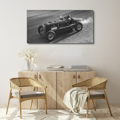 Vászonkép Racing klasszikus akcióban