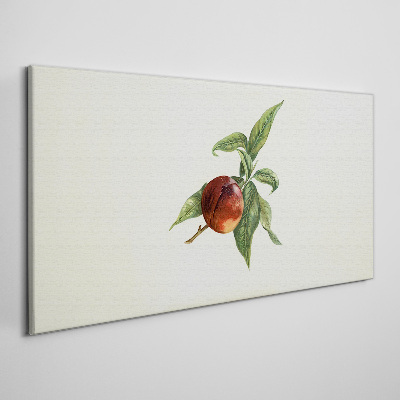 Vászonkép Alma a háttérben a levelek