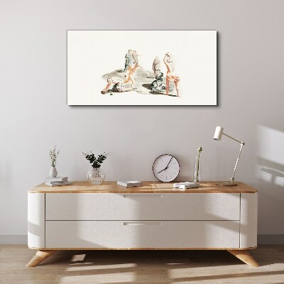 Vászonkép Mitológiai jelenet pasztell árnyalatokban